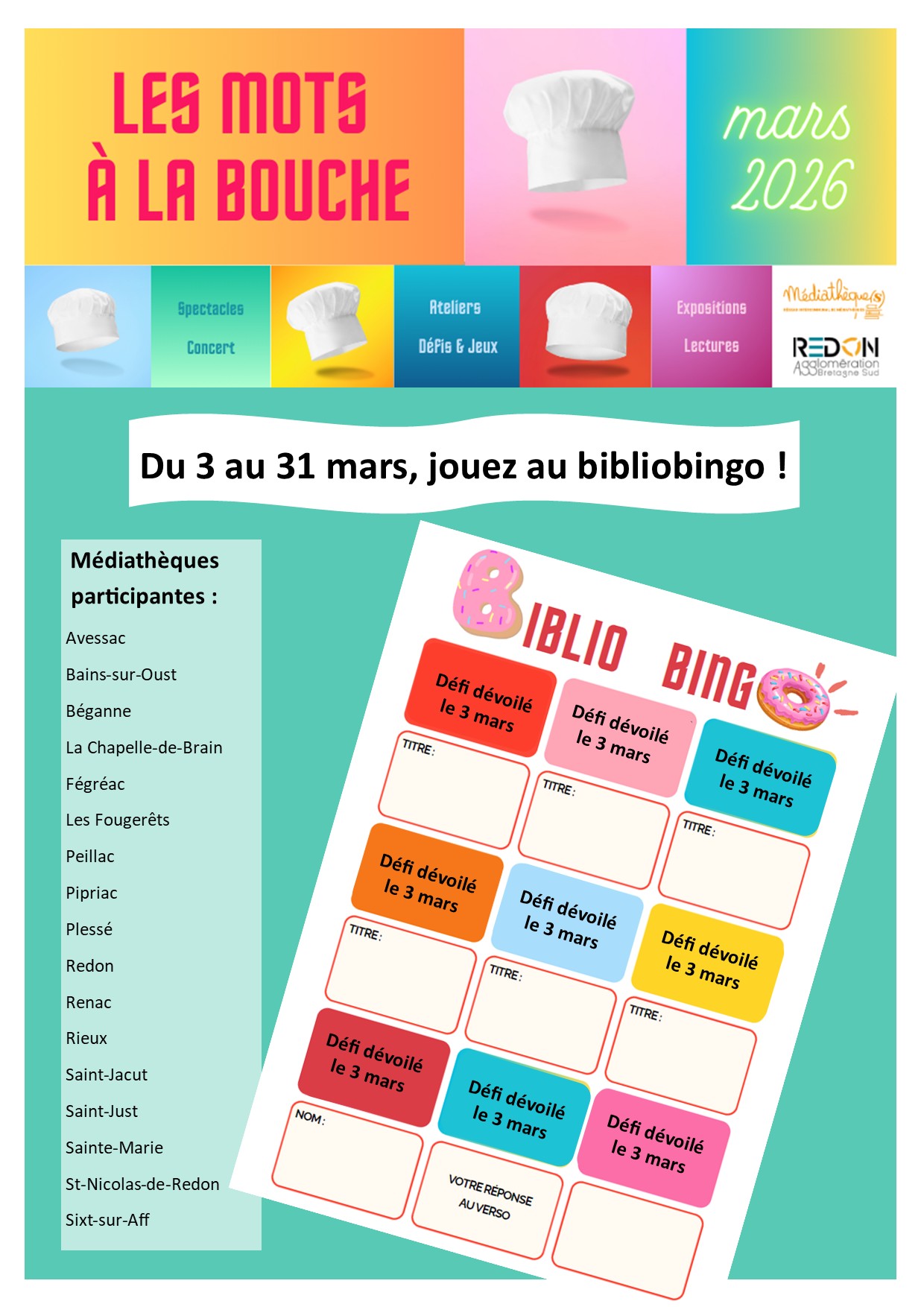 Affiche Bibliobingo