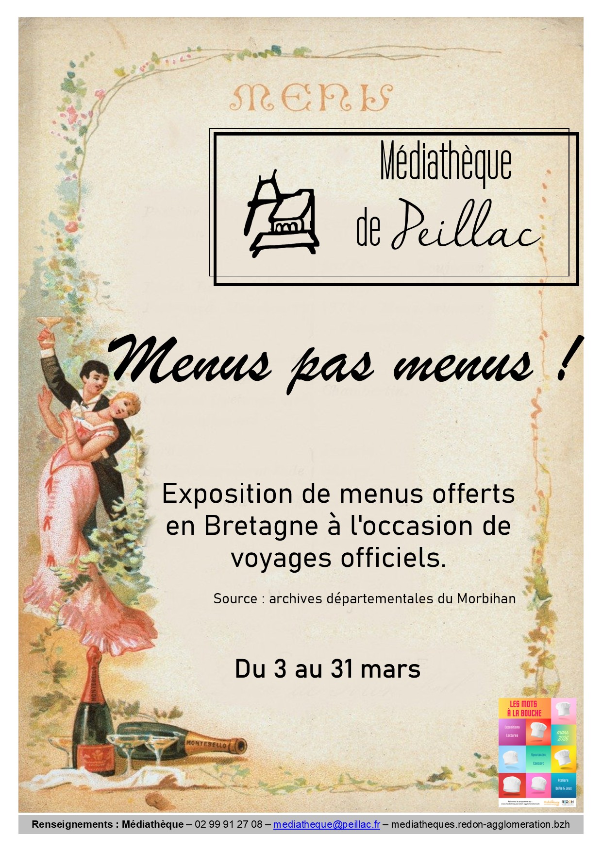 affiche Menus pas menus