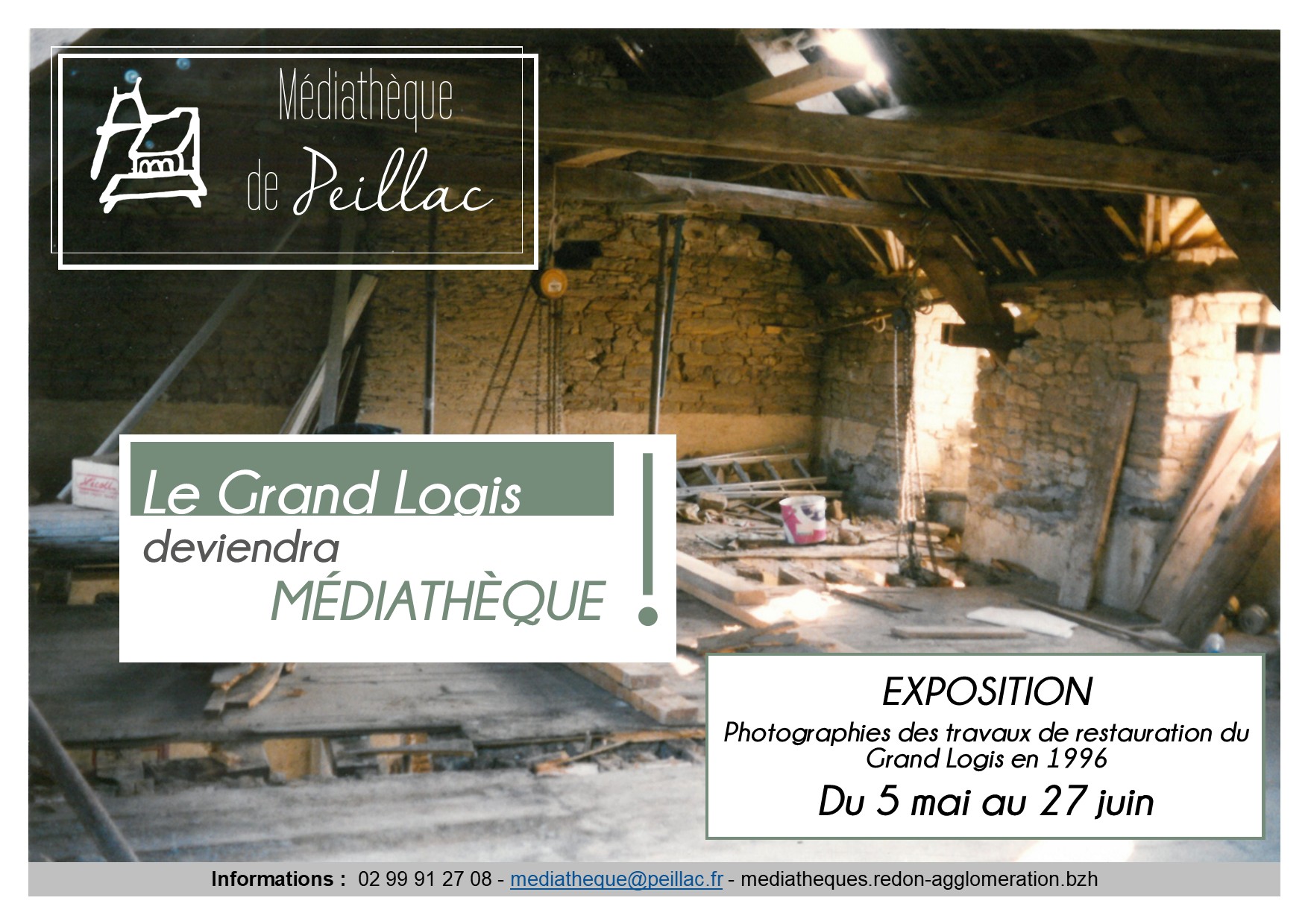 affiche Rénovation Grand Logis 1996
