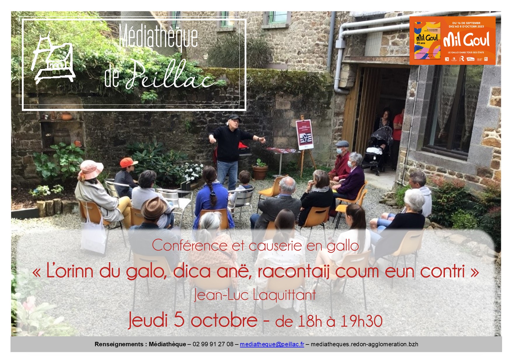 Affiche conférence gallo