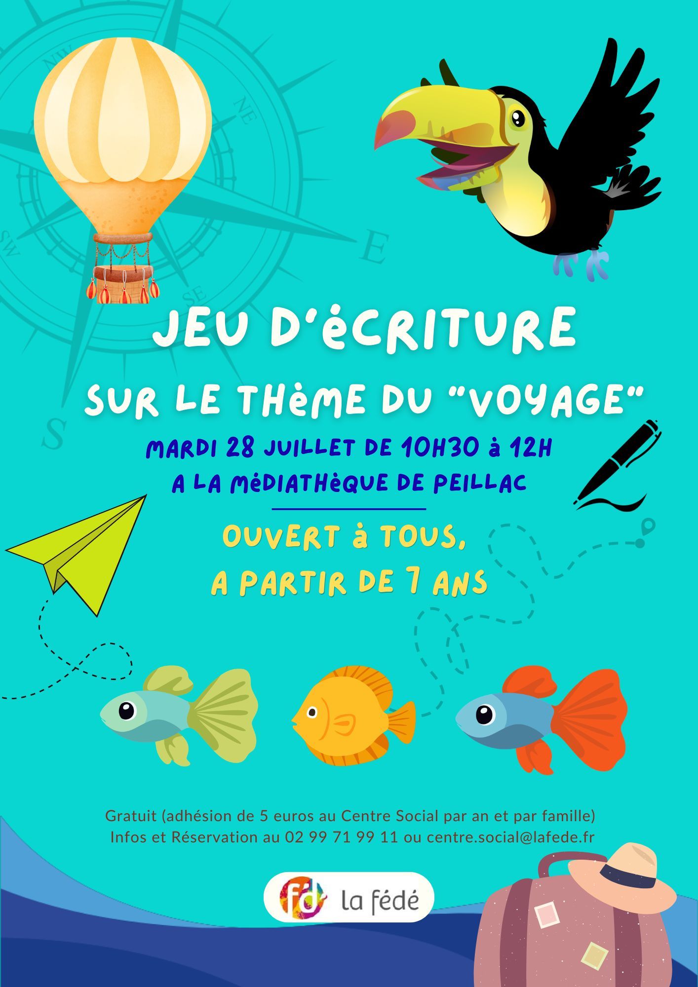jeu ecriture Voyage