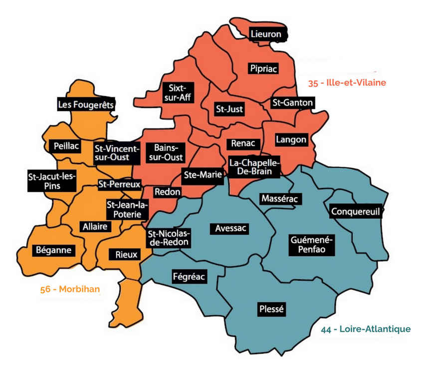 Carte du Réseau